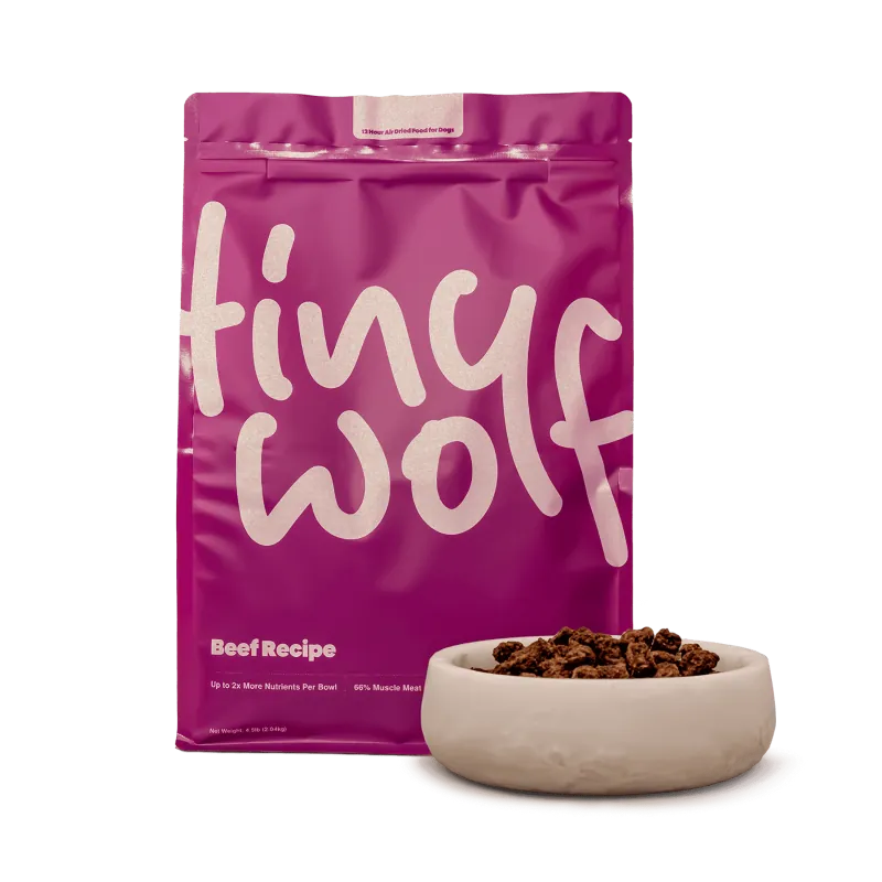 TinyWolf Original Beef Recipe bag